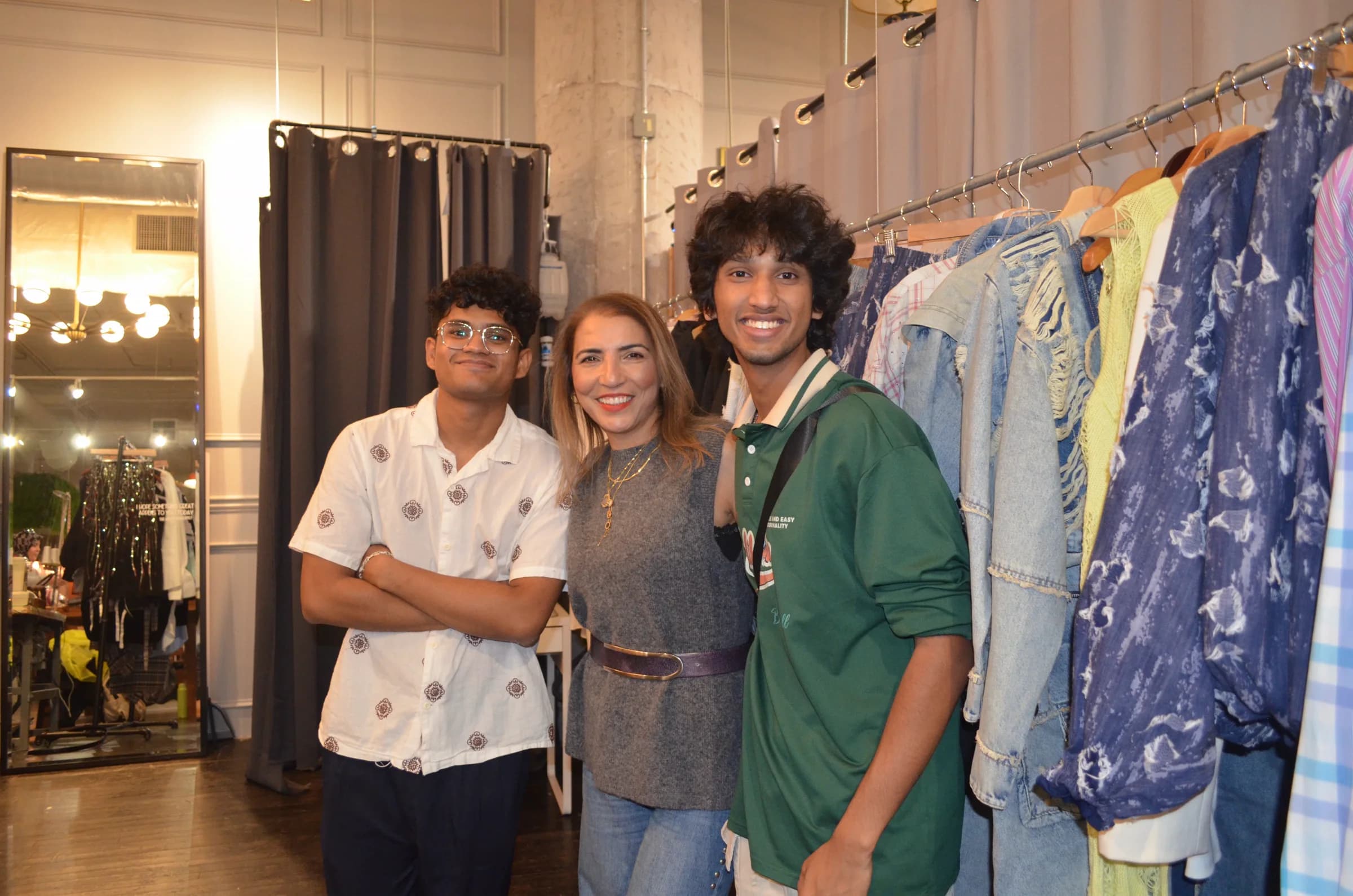 Standing with Ayşegül Ikna in her store at Citizen Supply, Ponce City Market, the day the first client closed